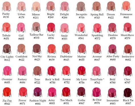 air dior colors|dior lip color chart.